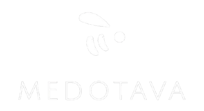 MEDOTAVA medus un biškopības produktu e-veikala logo.